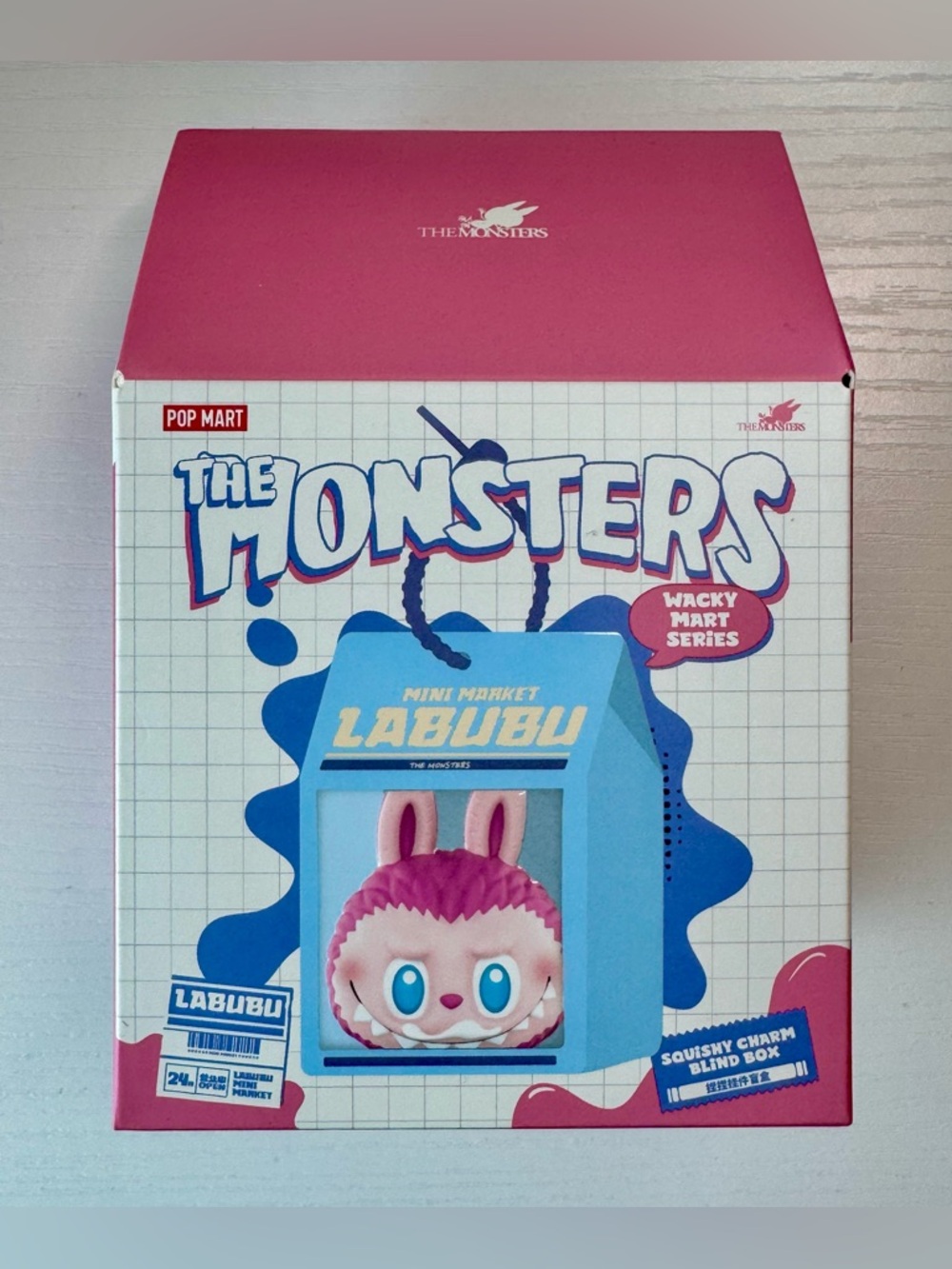 POP MART The Monsters Wacky Mart Series Labubu Squishy Charm YAKITORI NIB